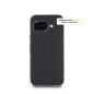 Coque Hama Always Clear pour Google Pixel 9A - Antidérapante - Polyuréthane thermoplastique - Bords surélevés - Transparente