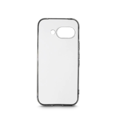 Coque Hama Always Clear pour Google Pixel 9A - Antidérapante - Polyuréthane thermoplastique - Bords surélevés - Transparente