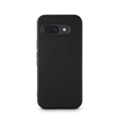 Coque Hama Fantastic Feel pour Google Pixel 9A - Polyuréthane thermoplastique - Bords surélevés - Noir