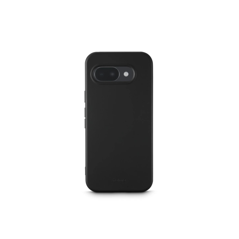 Coque Hama Fantastic Feel pour Google Pixel 9A - Polyuréthane thermoplastique - Bords surélevés - Noir