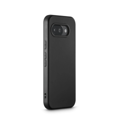 Coque Hama Fantastic Feel pour Google Pixel 9A - Polyuréthane thermoplastique - Bords surélevés - Noir