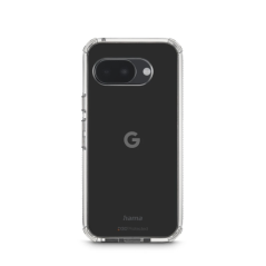 Coque Hama Extreme Protect pour Google Pixel 9A - Antidérapante - Polycarbonate - Protection D3O - Bords surélevés - Transparent
