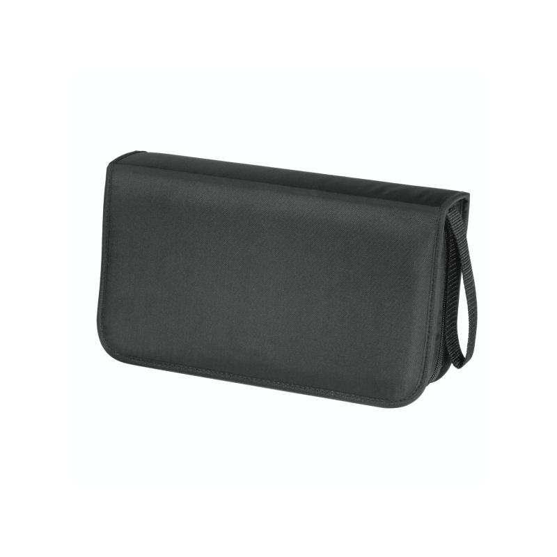 Pochette antistatique Hama en nylon pour 80 CD/DVD - Pochettes en polyester - Protection contre les charges électrostatiques - 2