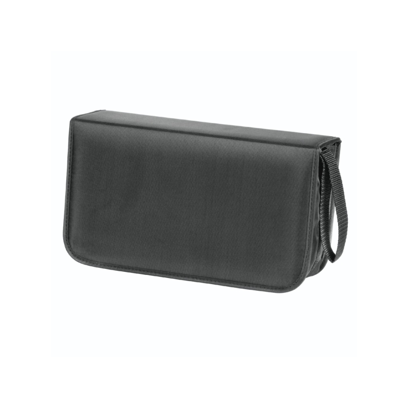Pochette antistatique Hama en nylon pour 120 CD/DVD - Pochettes en polyester - Protection contre les charges électrostatiques -