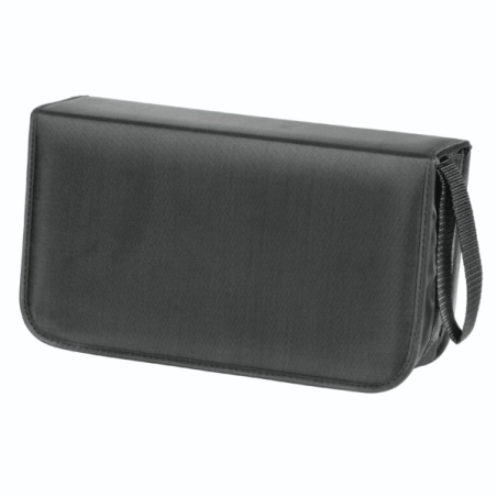 Pochette antistatique Hama en nylon pour 120 CD/DVD - Pochettes en polyester - Protection contre les charges électrostatiques -