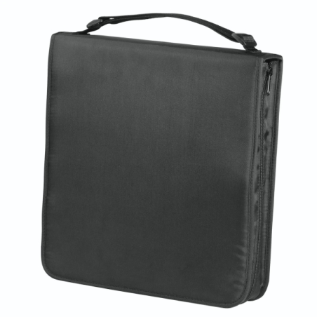 Pochette antistatique Hama en nylon pour 160 CD/DVD - Pochettes en polyester - Protection contre les charges électrostatiques -