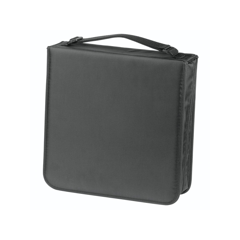 Pochette antistatique Hama en nylon pour 208 CD/DVD - Pochettes en polyester - Protection contre les charges électrostatiques -