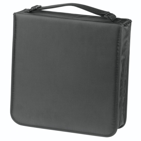 Pochette antistatique Hama en nylon pour 208 CD/DVD - Pochettes en polyester - Protection contre les charges électrostatiques -