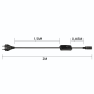 Câble d'alimentation coudé Hama CEE7/16 mâle-femelle C7 - Longueur 2 m - Section 0,75 mm² - Couleur : Noir