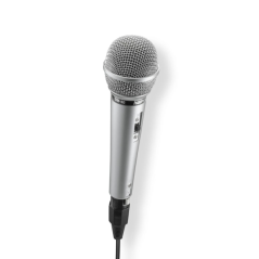 Microphone dynamique Hama Jam Star - Câble de 3 m - 100 Hz - Prise jack 3,5 mm - Cardioïde - 600 ohms - 170 x 52 x 52 mm - Coule