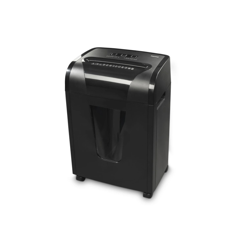 Destructeur de documents portatif Hama Premium M10+ - Puissance : 380 W - Bac de 20 L - Fonctionnement silencieux (62 dB) - Vite