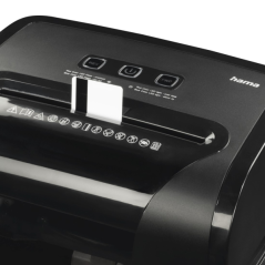 Destructeur de documents portatif Hama Premium M10+ - Puissance : 380 W - Bac de 20 L - Fonctionnement silencieux (62 dB) - Vite
