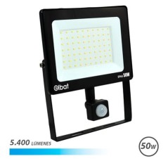 ✅ Spot LED Elbat 50W - Puissance : 50W - Lumens : 5400 - Capteur de mouvement - Lumière froide 6 500 K - 30 000 en stock