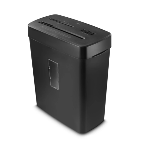 Destructeur de documents portatif Hama Prime M50Cd-B - 220 W - 13 L - 68 dB - Détruit jusqu'à 6 feuilles - Vitesse de coupe : 2,