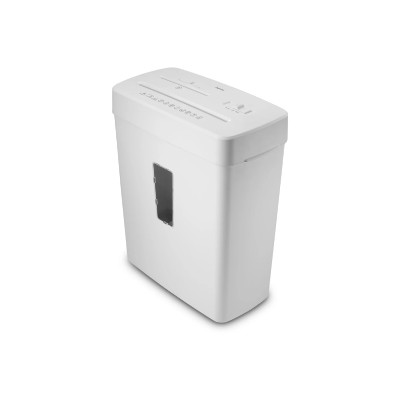 Destructeur de documents portatif Hama Prime M50Cd-W - 220 W - 13 L - Détruit jusqu'à 6 feuilles - Vitesse de coupe : 2,5 m/min