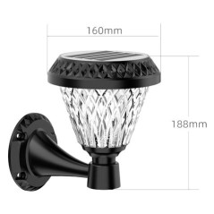 Lampe Solaire Portable Elbat - 16X18,8cm - 6500K, 250 Lumens - Batterie 3,2V, 2000Mah - Panneau Solaire 5V / 2W - IP65 - Temps