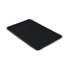 Tapis de souris Hama Business - Base antidérapante - Bords renforcés - Surface en tissu - 29,7 x 0,3 x 21,3 cm - Noir