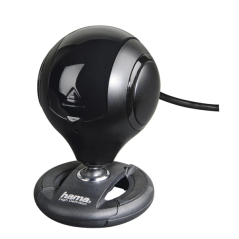 Webcam anti-espion Hama HD - Câble de 1,5 m - Lumière LED - USB-A 2.0 - Microphone intégré - Protection anti-espionnage - Mode U