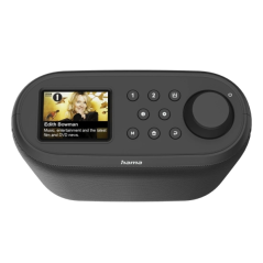 Radio numérique Hama DIR400 - Bluetooth - Écran 2,4" - Câble de 180 cm - Double bande 2,4 et 5 GHz - Mémorisation jusqu'à 30 sta