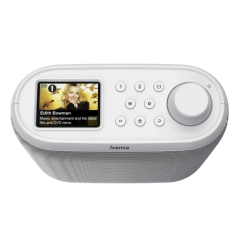 Radio numérique Hama DIR400 - Bluetooth - Écran 2,4" - Câble de 180 cm - Double bande 2,4 et 5 GHz - Mémorisation jusqu'à 30 sta