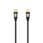 Câble HDMI 4K mâle Hama - Longueur : 1,5 m - Compatible ARC - Connecteurs plaqués or - Ethernet - Vitesse jusqu'à 18 Gbit/s - Bl