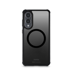 Coque Hama Extreme Protect pour Samsung Galaxy S25 Edge - Magnétique - Antidérapante - Polycarbonate - Protection D3O - Noire