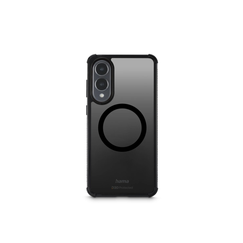 Coque Hama Extreme Protect pour Samsung Galaxy S25 Edge - Magnétique - Antidérapante - Polycarbonate - Protection D3O - Noire