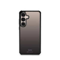 Coque Hama Extreme Protect pour Samsung Galaxy S25 - Antidérapante - Polycarbonate - Protection D3O - Bords surélevés - Noire