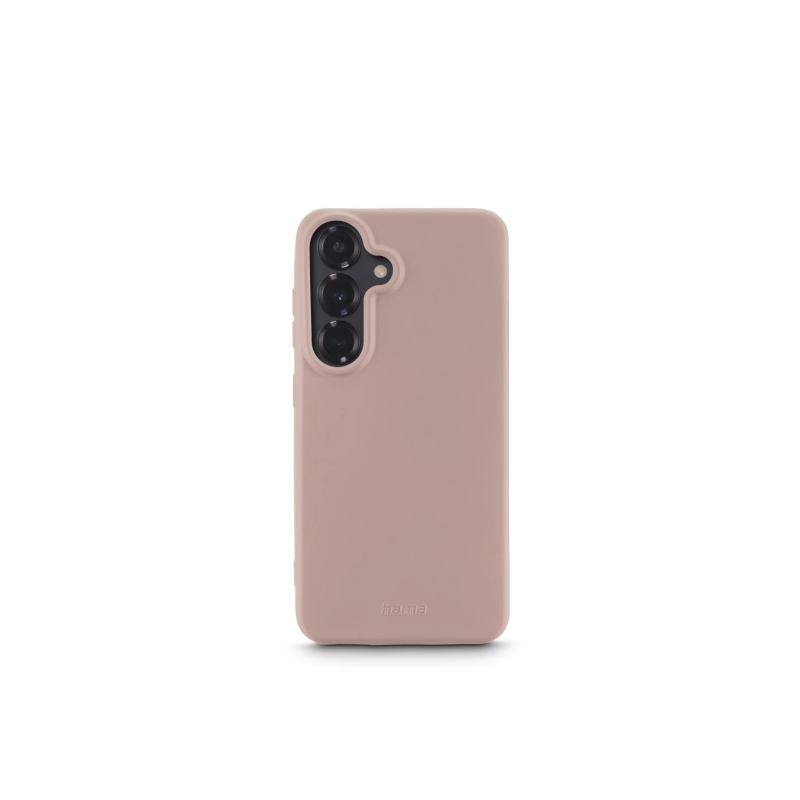 Coque Hama Fantastic Feel pour Samsung Galaxy S25 - Antiadhésive, anti-salissures - Polyuréthane thermoplastique - Bords surélev