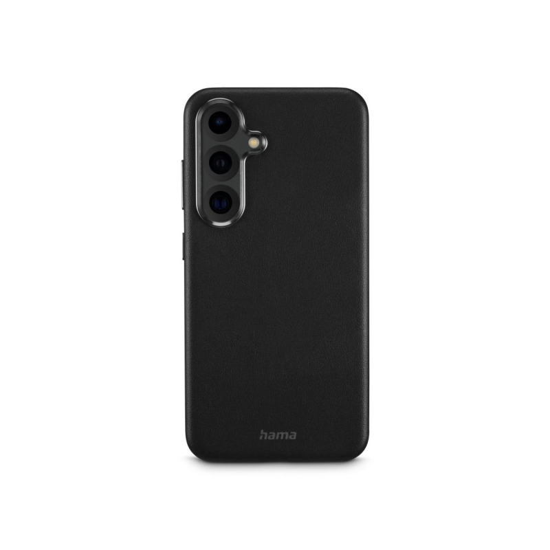 Coque Hama Eco Premium pour Samsung Galaxy S25 - Protection des bords surélevés - Noire