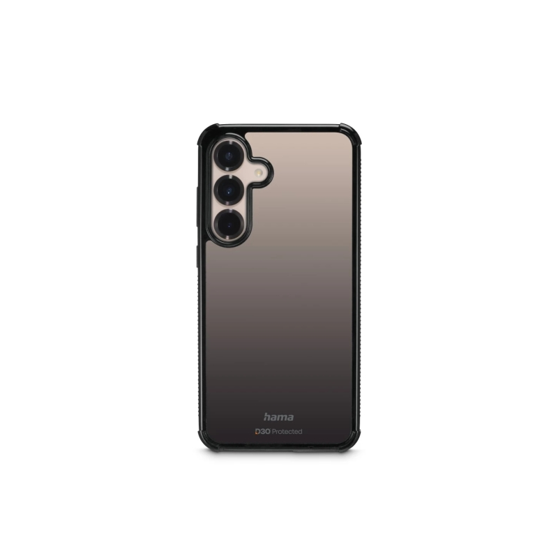 Coque Hama Extreme Protect pour Samsung Galaxy S25+ - Antidérapante - Polycarbonate - Protection D3O - Bords surélevés - Noire