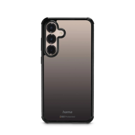 Coque Hama Extreme Protect pour Samsung Galaxy S25+ - Antidérapante - Polycarbonate - Protection D3O - Bords surélevés - Noire