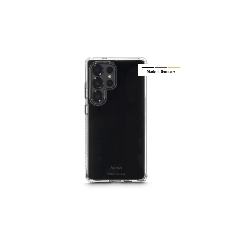 Coque Hama Extreme Protect pour Samsung Galaxy S25 Ultra - Antidérapante - Polycarbonate - Protection D3O - Bords surélevés - Tr