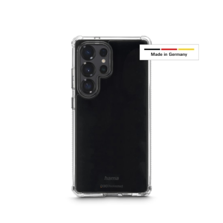 Coque Hama Extreme Protect pour Samsung Galaxy S25 Ultra - Antidérapante - Polycarbonate - Protection D3O - Bords surélevés - Tr