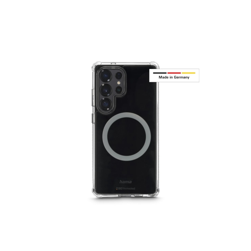 Coque Hama Extreme Protect pour Samsung S25 Ultra - Magnétique - Antidérapante - Polycarbonate - Protection D3O - Bords surélevé