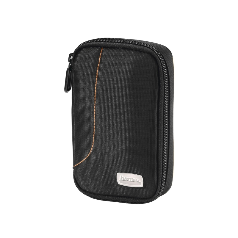 Étui pour disque dur Hama Black Bird 2,5" - Résistant aux chocs - Polyester - Poches intérieures - 11,5 x 3 x 17 cm - Noir