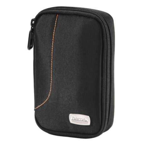Étui pour disque dur Hama Black Bird 2,5" - Résistant aux chocs - Polyester - Poches intérieures - 11,5 x 3 x 17 cm - Noir