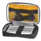 Étui pour disque dur Hama Black Bird 2,5" - Résistant aux chocs - Polyester - Poches intérieures - 11,5 x 3 x 17 cm - Noir