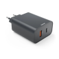 Chargeur mural Hama - Puissance 45 W - USB-C - USB-A - Alimentation - Gris