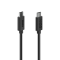 Câble USB-C mâle Hama - Longueur 1,2 m - Vitesse jusqu'à 480 Mbps - Noir