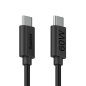 Câble USB-C mâle Hama - Longueur 1,2 m - Vitesse jusqu'à 480 Mbps - Noir