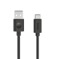 Câble USB Hama - USB-A mâle vers USB-C mâle - Longueur 1,2 m - Vitesse jusqu'à 480 Mbps - Noir