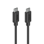 Câble USB-C mâle Hama - Longueur 1,2 m - Vitesse jusqu'à 480 Mbps - Noir