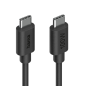 Câble USB-C mâle Hama - Longueur 1,2 m - Vitesse jusqu'à 480 Mbps - Noir