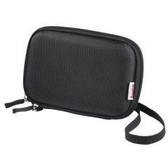 Étui Hama EVA pour disque dur 2,5" - Protection antichoc - Poches intérieures - 10,2 x 3,6 x 16 cm - Noir