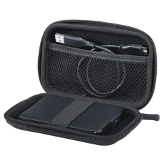 Étui Hama EVA pour disque dur 2,5" - Protection antichoc - Poches intérieures - 10,2 x 3,6 x 16 cm - Noir