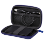 Étui Hama EVA pour disque dur 2,5" - Protection antichoc - Poches intérieures - 10,2 x 3,6 x 16 cm - Bleu