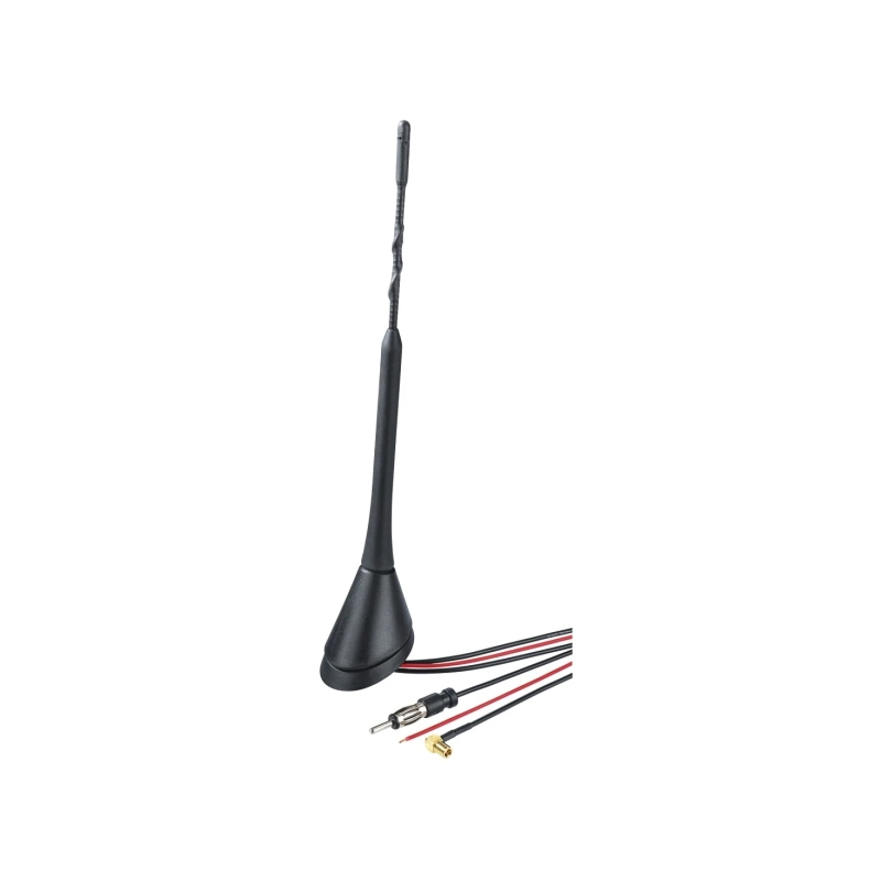 Antenne plafond Hama 23 cm - Câble de 5 m - Fixation par vis - Noire