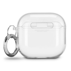 Étui Hama Always Clear pour boîtier de charge AirPods 4 - Anti-jaunissement - Protection contre les rayures - Transparent