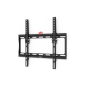 Support mural fixe Hama pour téléviseurs jusqu'à 75 pouces - Poids maximal : 35 kg - Inclinable - Compatible VESA 400 x 400 mm -